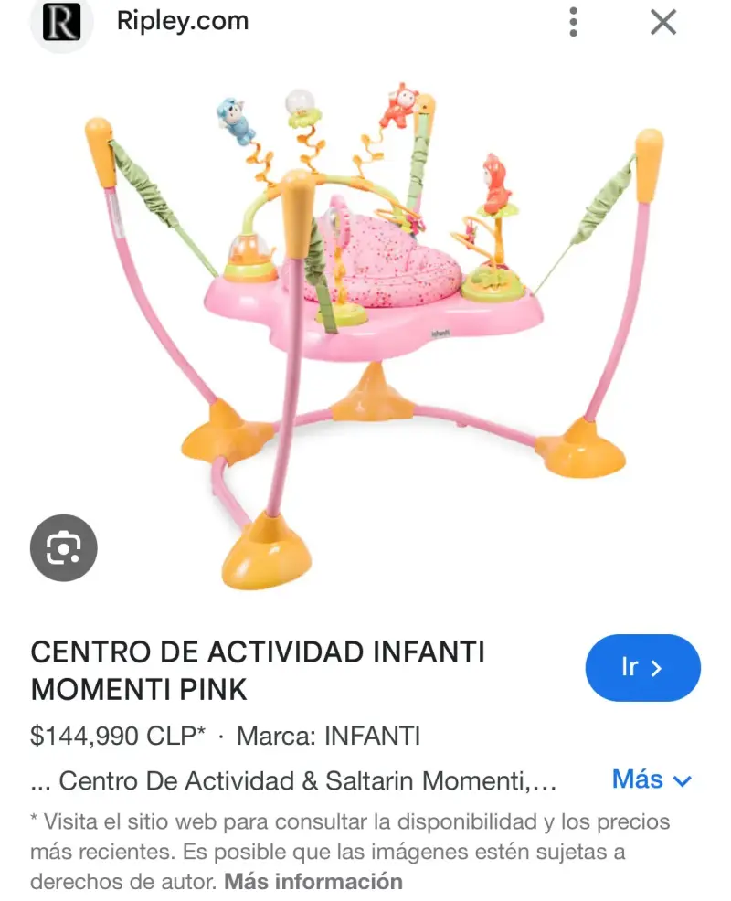 Saltador para bebé Infanti color rosado - 2