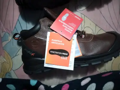 Botines de seguridad marrones proflex (talla 42) - miniatura 4