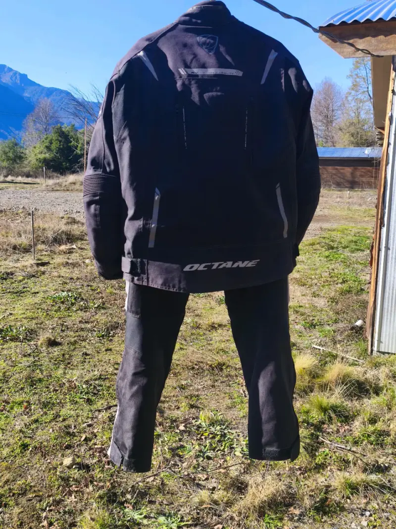 Traje de motociclista Octane negro - 2