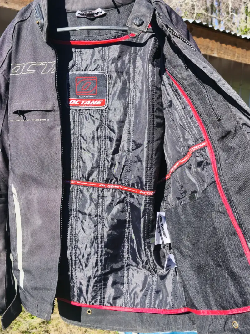 Traje de motociclista Octane negro - 5