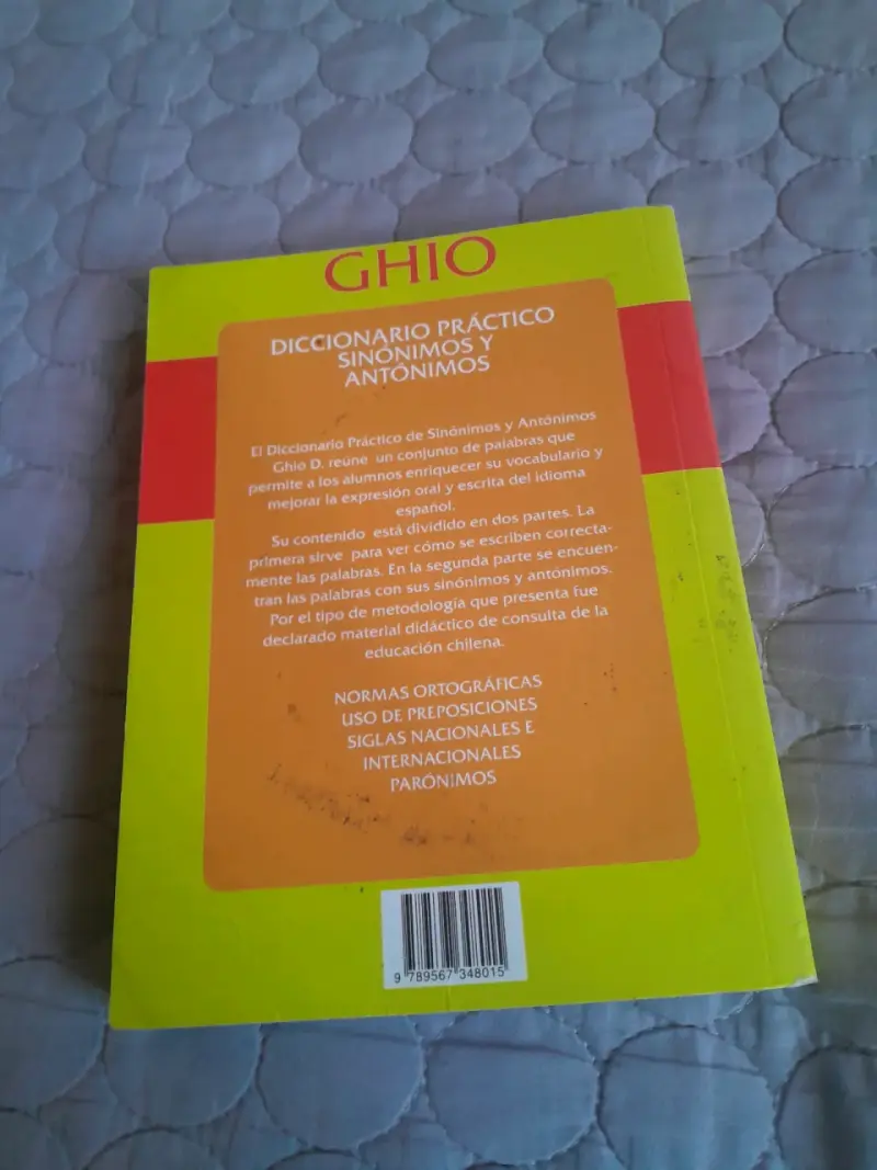 Diccionario práctico de sinónimos y antónimos GHIO - 2
