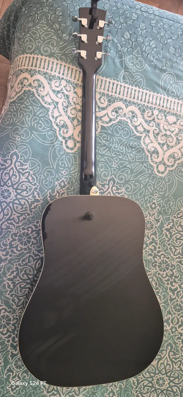 Guitarra acústica bk folk Ibanez negra - 3