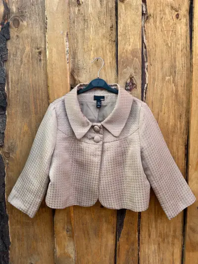 Chaqueta corta beige H&M - miniatura 1