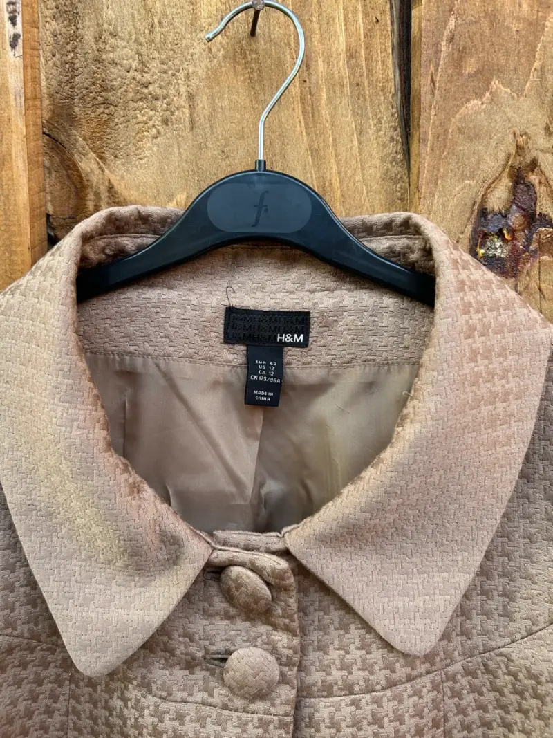 Chaqueta corta beige H&M - 2