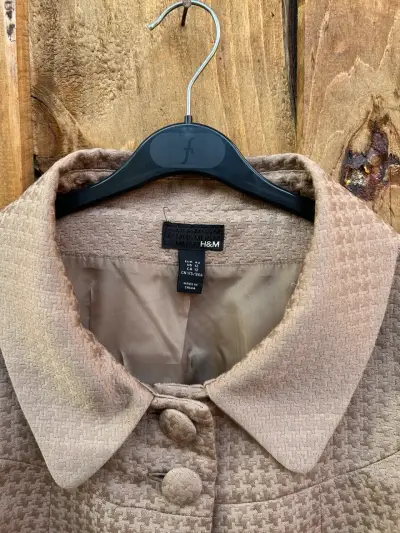 Chaqueta corta beige H&M - miniatura 2