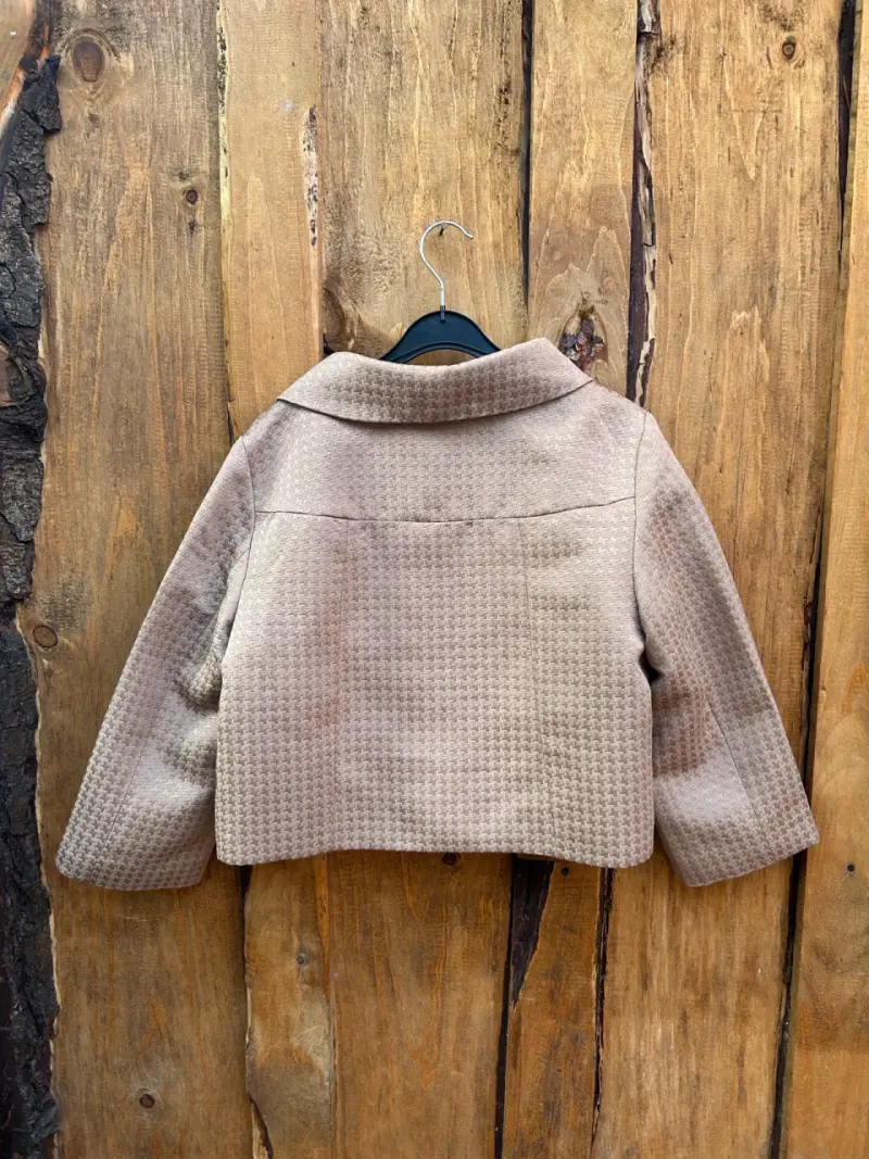 Chaqueta corta beige H&M - 3