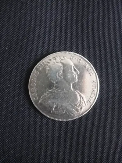 Moneda antigua de colección Carlos XII - miniatura 1