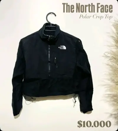 Polar Crop Top The North Face negro - miniatura 1