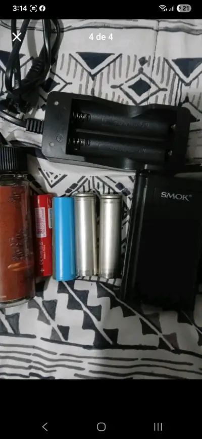 Kit de vapeo SMOK cube ultra con cargador y baterí - miniatura 1