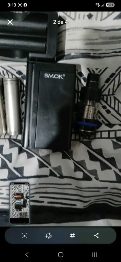 Kit de vapeo SMOK cube ultra con cargador y baterí - miniatura 3