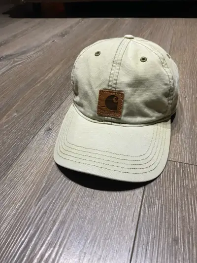 Gorra beige Carhartt con logo - miniatura 1