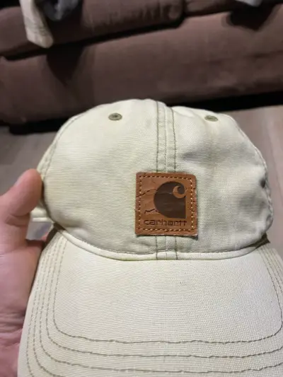 Gorra beige Carhartt con logo - miniatura 2