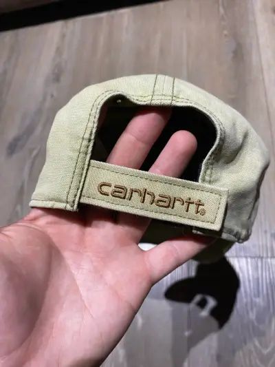 Gorra beige Carhartt con logo - miniatura 3