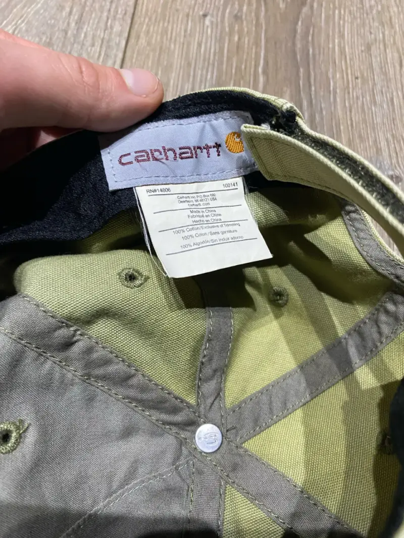 Gorra beige Carhartt con logo - 4