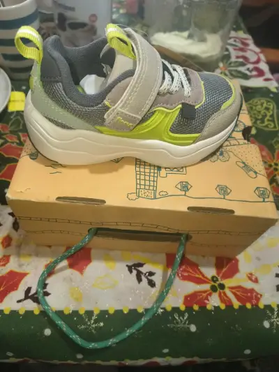 Zapatillas deportivas Ficcús gris y verde - miniatura 3