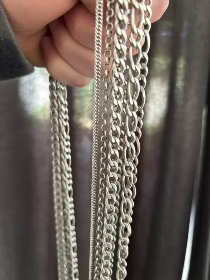 Cadenas de plata 925 para hombre y mujer - 4