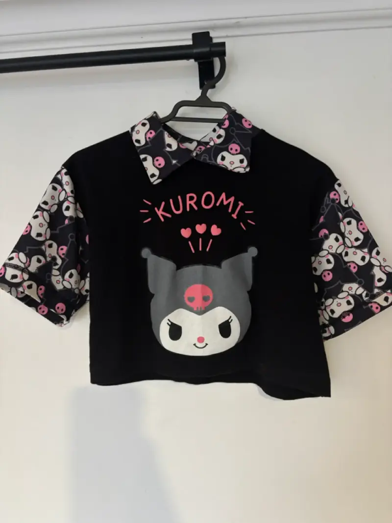 Conjunto Kuromi estampado para niña talla 10 - 2