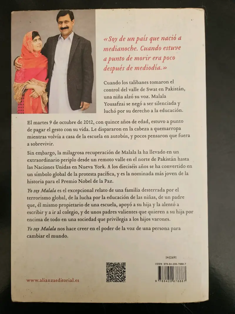 Libro 'Yo soy Malala' de Malala Yousafzai - 2