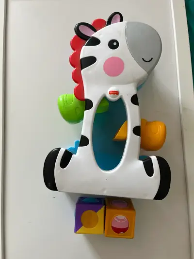 Juego Educativo Cebra Bloques De Actividades Fishe - miniatura 1
