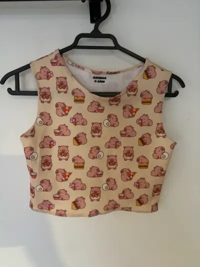 Conjunto infantil estampado de capibaras - miniatura 2