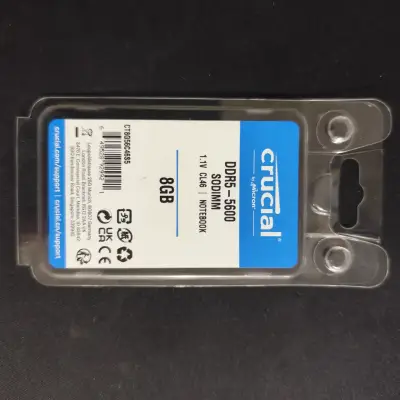 Memoria RAM DDR5 8GB Crucial 5600MHz para Notebook - miniatura 1