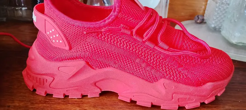 Zapatillas deportivas rojas unisex - 3