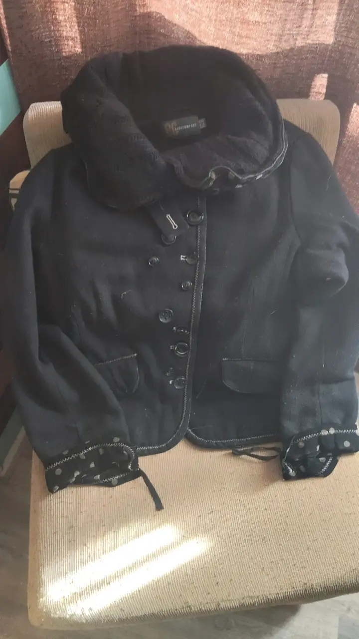 Chaqueta de cuero Mango con forro de lana - 4