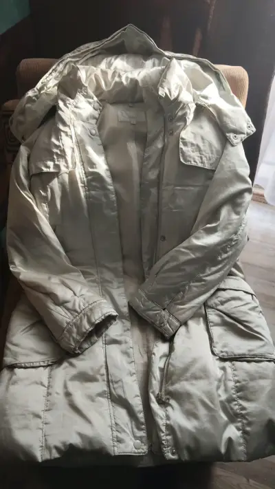 Chaqueta de cuero Mango con forro de lana - miniatura 5