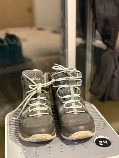 Botas de montaña Lippi gris para trekking - miniatura 3