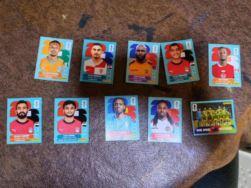 Colección de láminas de fútbol 2026 - 2