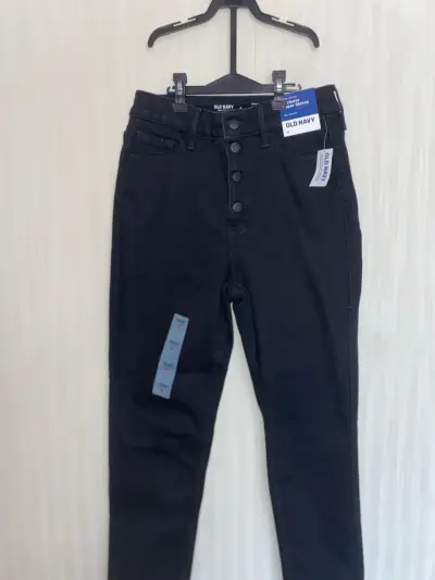Jeans negros Old Navy talla 34-36 nuevo - miniatura 1
