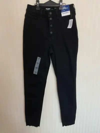 Jeans negros Old Navy talla 34-36 nuevo - miniatura 3