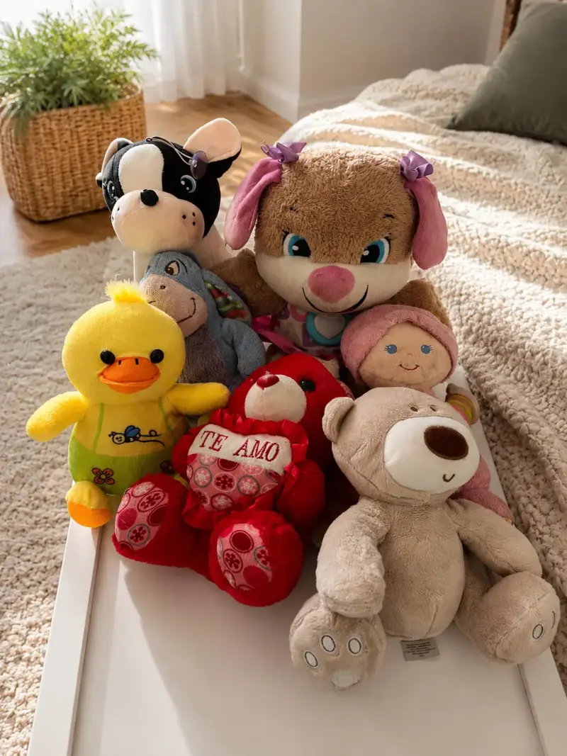 Lote de peluches variados en buen estado - 1