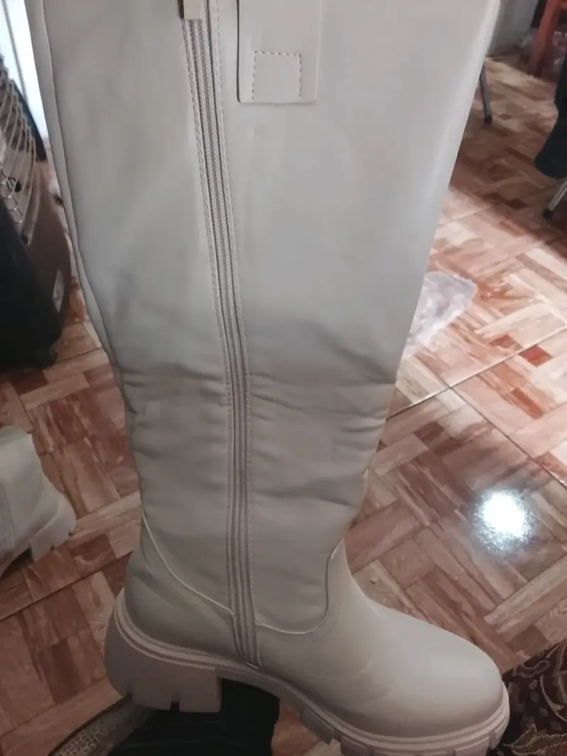 Botas negras de cuero para mujer - 3