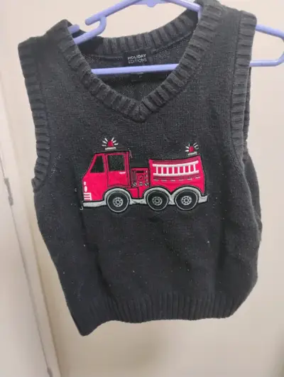 Chaleco infantil con diseño de camión - miniatura 1