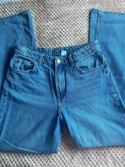 Jeans hym azul clásico para mujer - miniatura 1