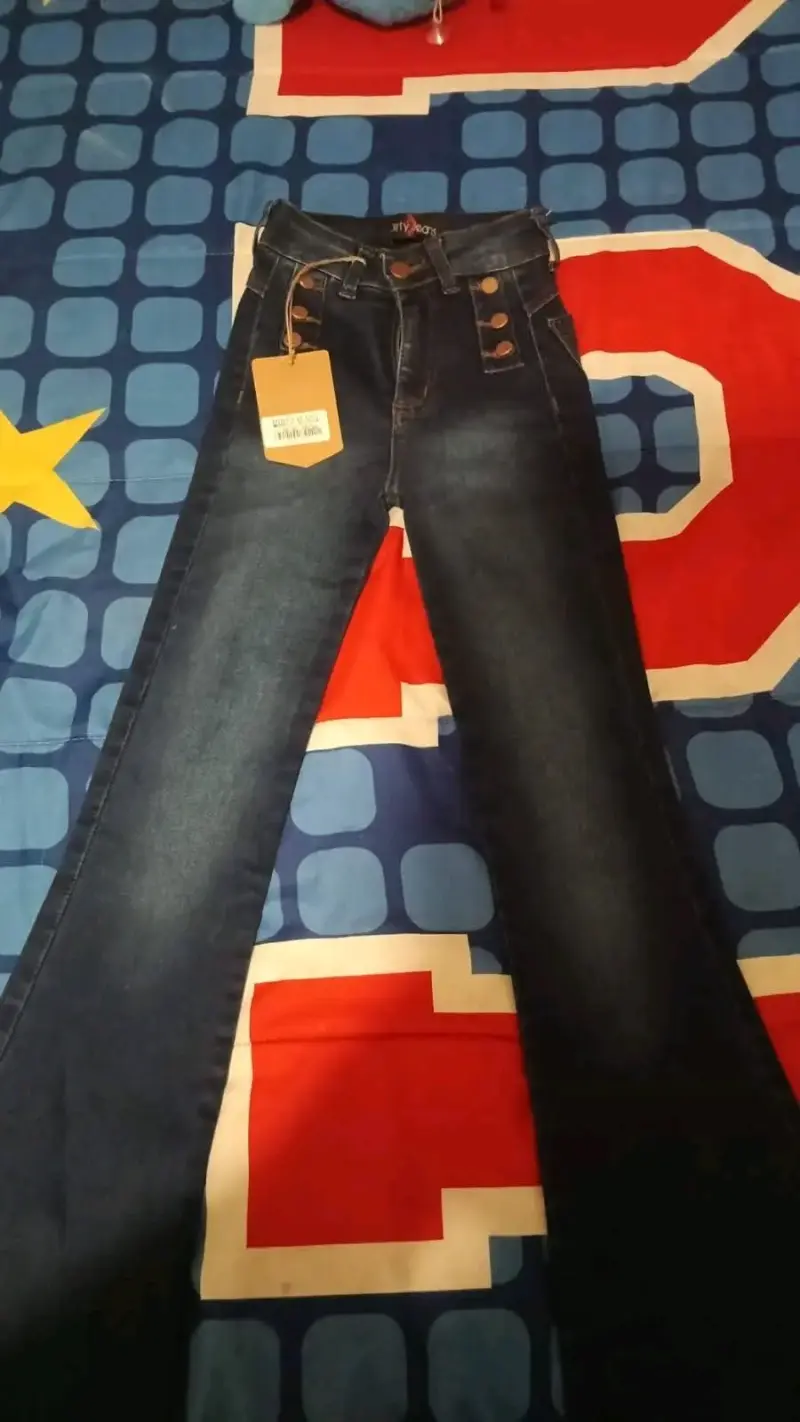 Jeans celestes para mujer - 2