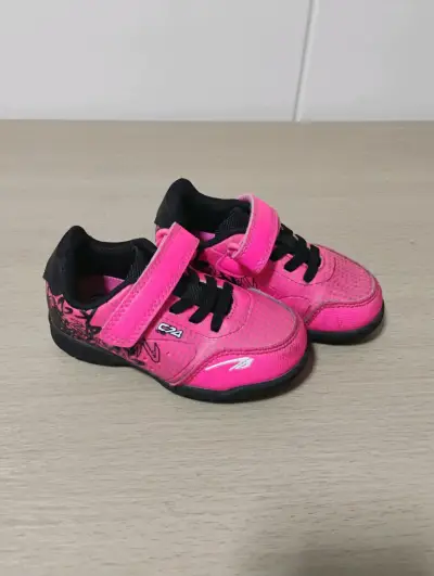 Zapatillas deportivas infantiles rosas - miniatura 1