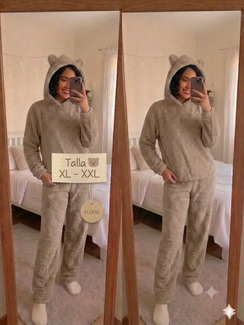 Conjunto de pijama suave y cómodo - 3