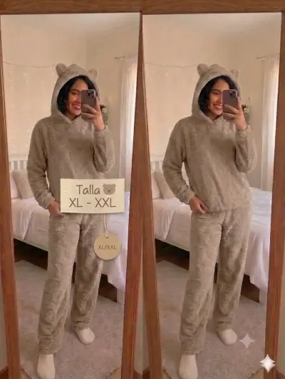 Conjunto de pijama suave y cómodo - miniatura 3