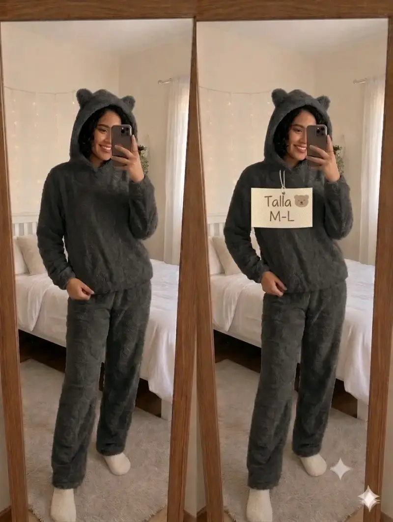 Conjunto de pijama suave y cómodo - 5