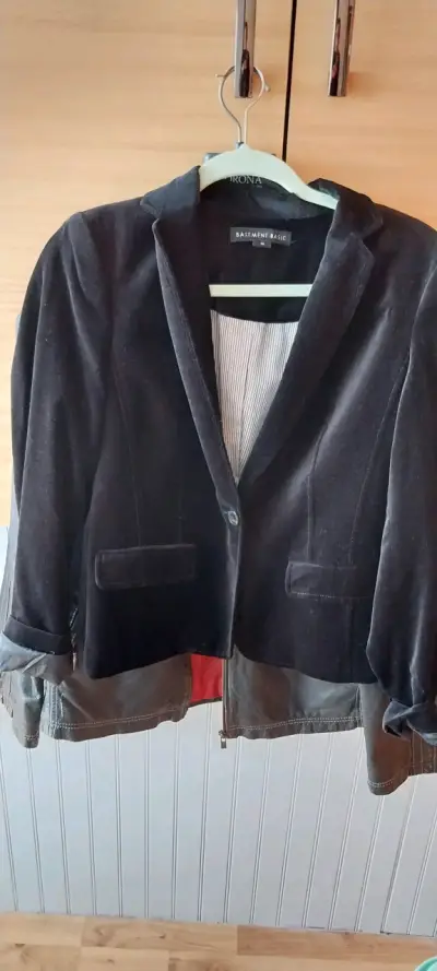 Blazer negro Basement Basic talla 40 - miniatura 2