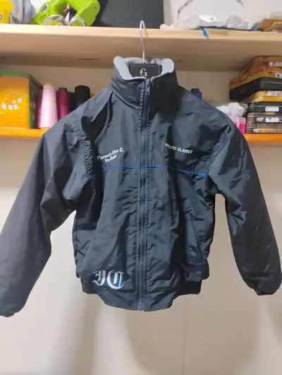 Chaqueta deportiva azul marino para niño - miniatura 1