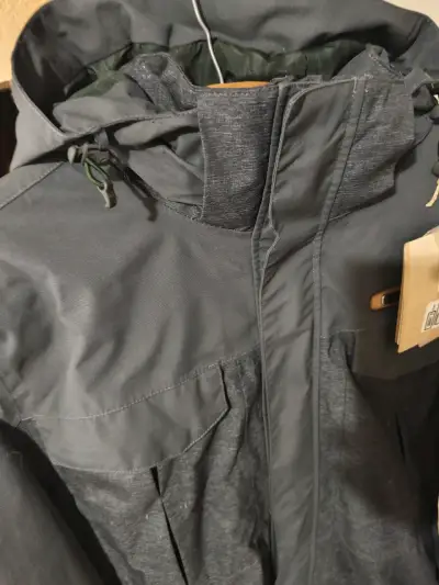 Chaqueta impermeable negra Steanpro - miniatura 4