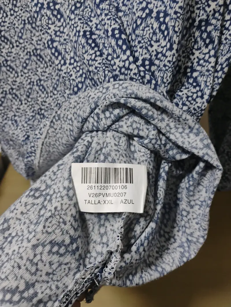 Blusa estampada azul Guarnieri - 2