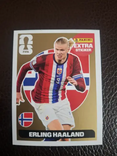 Lámina Panini Erling Haaland EXTRA STICKER ORO - miniatura 1