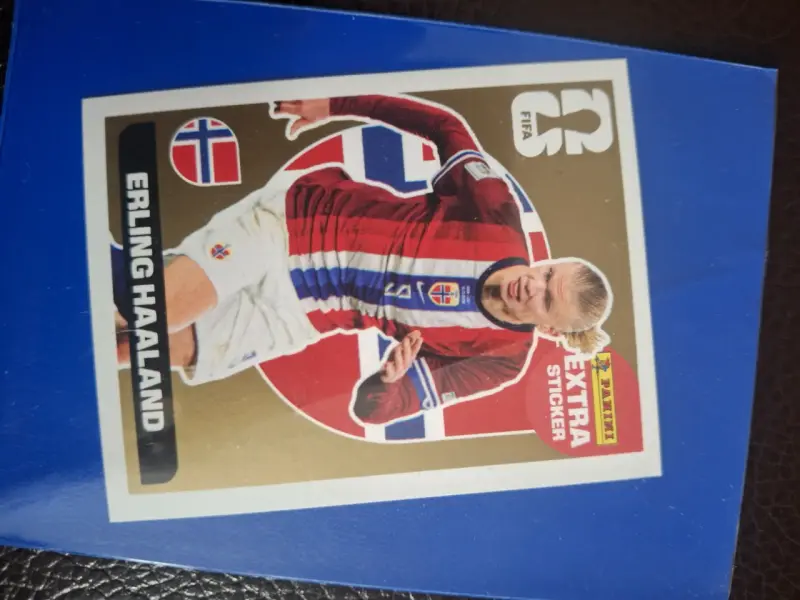 Lámina Panini Erling Haaland EXTRA STICKER ORO - 3