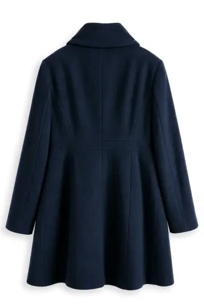 Abrigo negro de lana talla 46(L) - miniatura 2