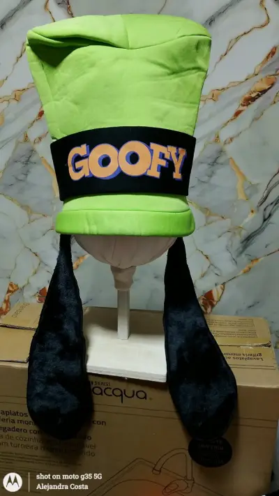 Sombrero disfraz Goofy verde - miniatura 1