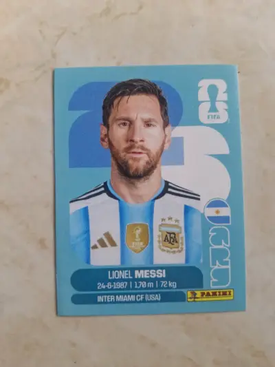 Lámina Panini lionel messi panini 2026 mundial - miniatura 1
